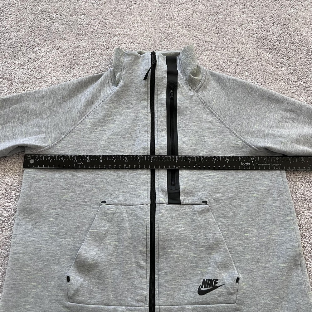 Nike Tech Fleece Track Jacket Moto Cape Womens Medium Gray Full Zip - Picture 11 of 16